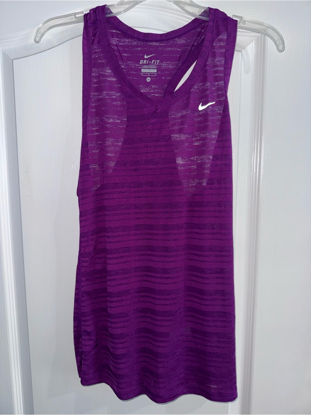 Nike Purple Dri-FIT Racerback Tank